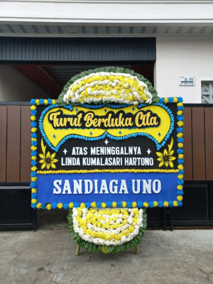 Papan Bunga Duka di Mapanget